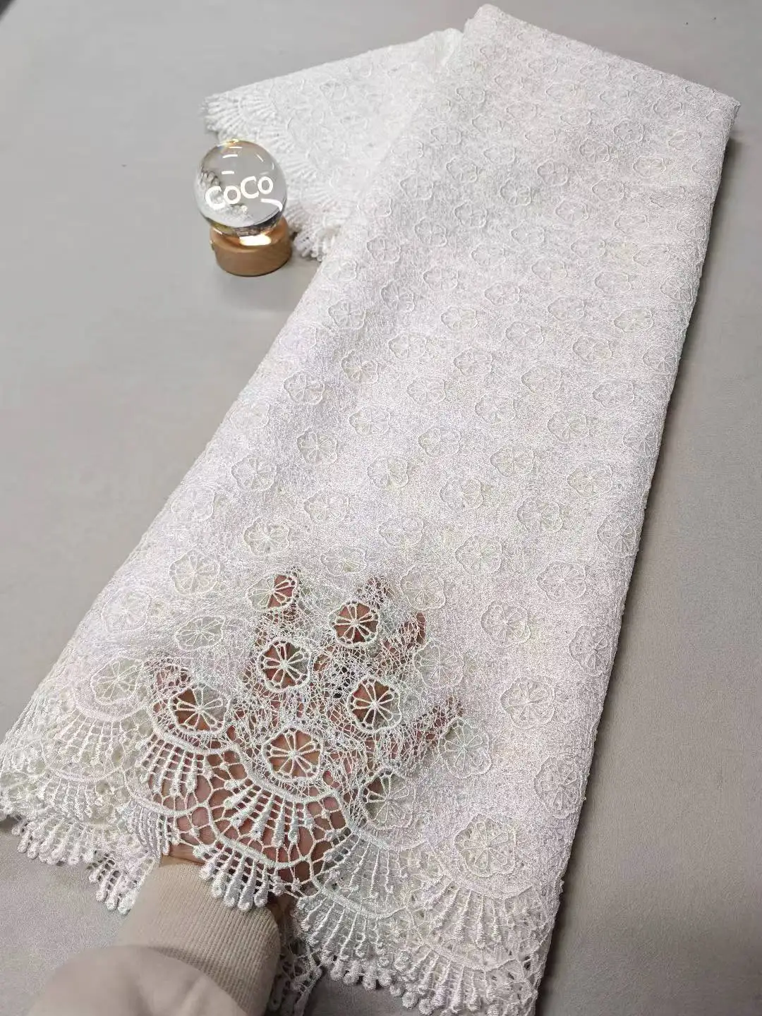 

African Nigerian, High Quality Lace Fabric Embroidery Tulle, Pure Wedding Party Dress ,Guipure SequinsFor Net Cloth, 5yards,2026