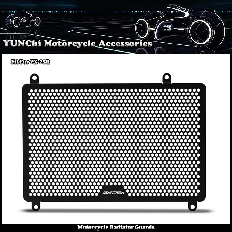 Fit For KAWASAKI ZX25R ZX-25R ZX 25R Motorcycle Radiator Guard Grille Cover Protector Protective Grill