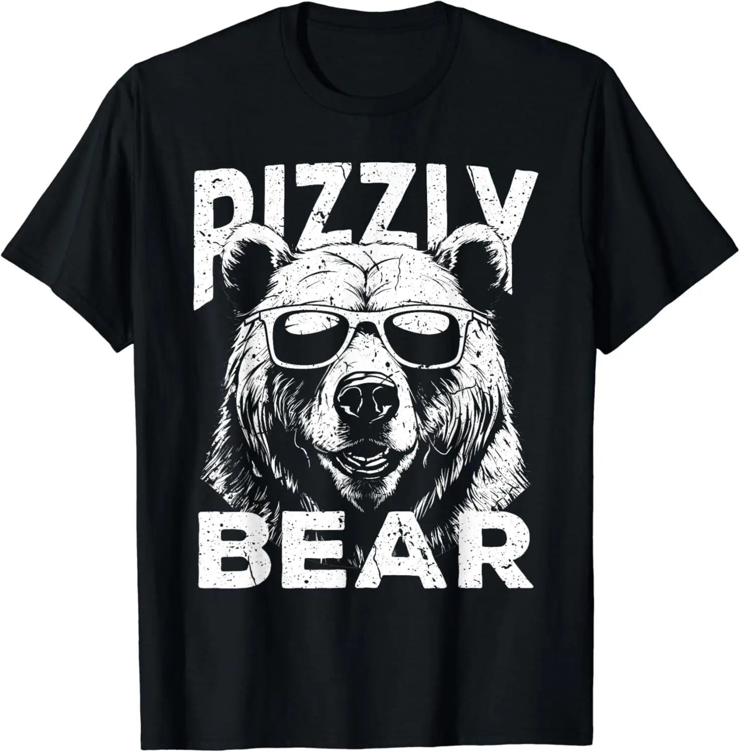 NEW! Rizzly Bear Cool Bear Wearing Sunglasses Rizz Funny T-Shirt