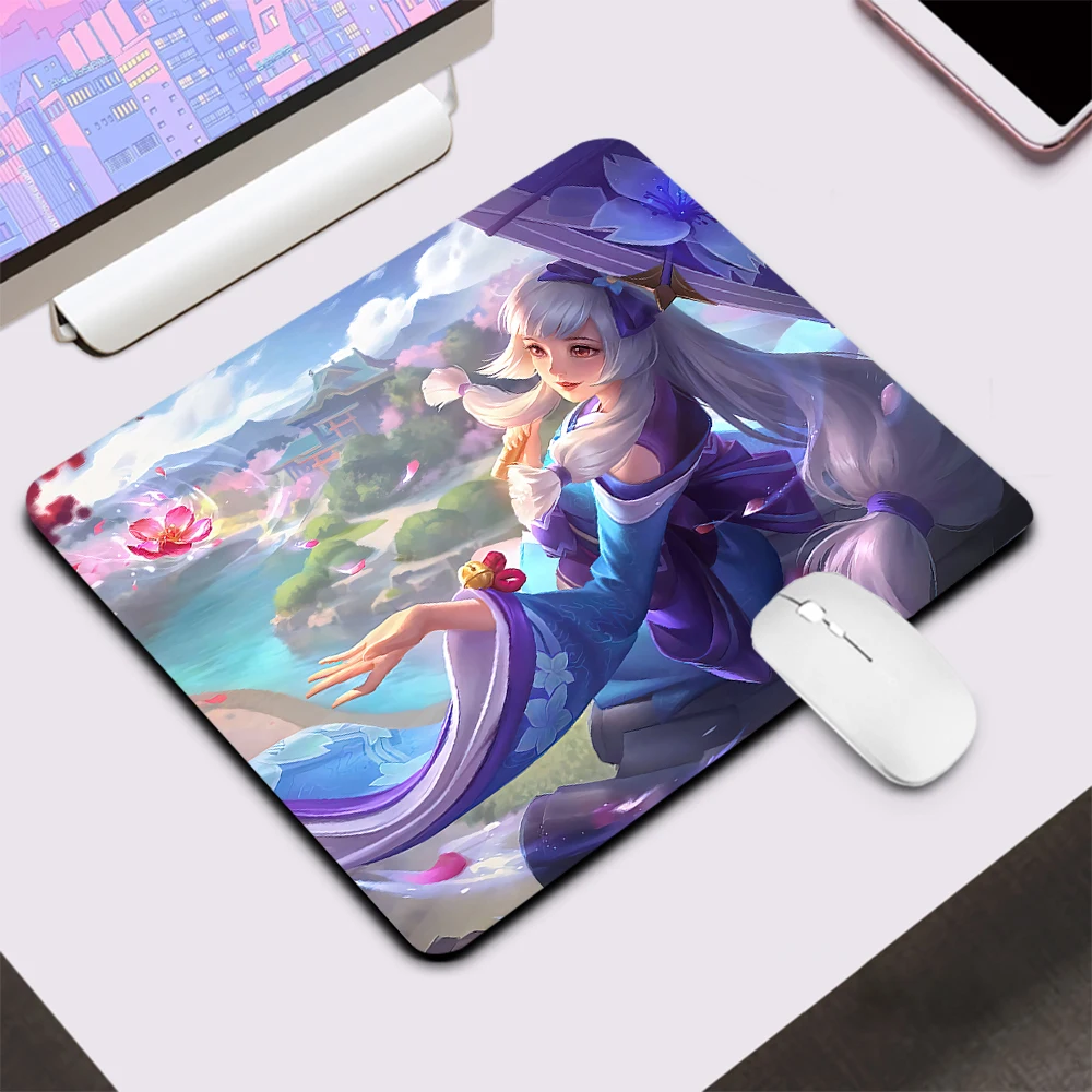 Mobile Legends Small Gaming Mouse Pad Computer Office Mousepad Keyboard Pad Desk Mat PC Gamer Mouse Mat Silicone Laptop Mausepad
