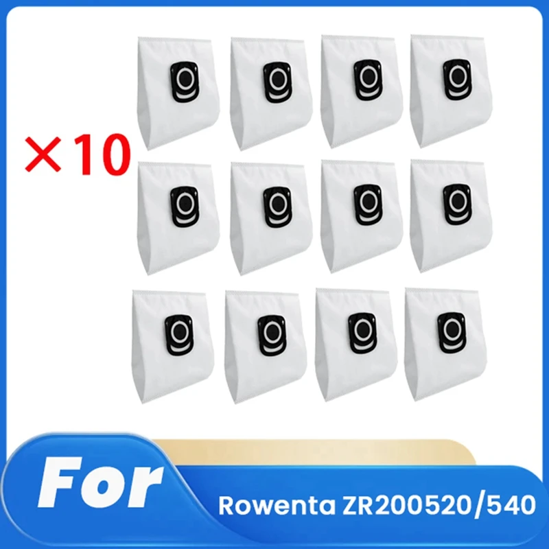 12 Pcs Dust Bags For Rowenta ZR200520/540/740 Sweeper Accessories Cleaner Parts Replacement