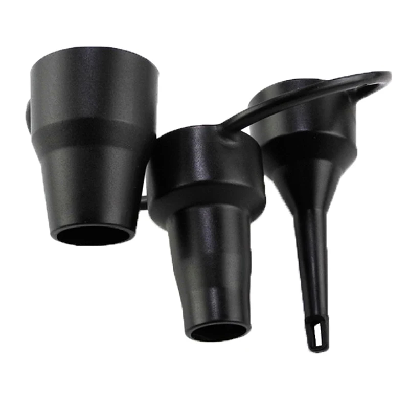 3 Sizes Nozzle Pump Nozzle Head Air Inflator Adaptor Replacement Nozzles Black Air Nozzle Of Blower Charging Pump