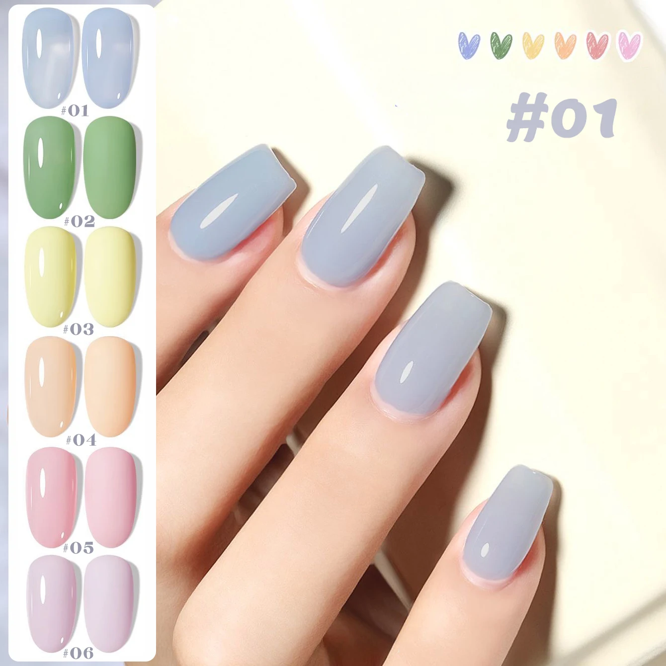 MIANEL 12ML 2026 Nieuwe Zomer  - Nail Art Ice Blue recensie en prijs