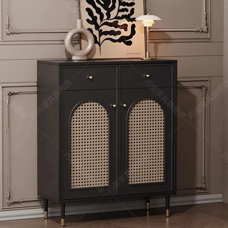 

Vintage Black Shoe Rack Cabinets Nordic Luxury Display Storage Cheap Shoe Rack Designs Living Room Archivadores Home Decoration