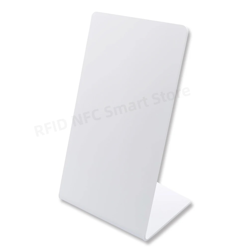 nfc stand 13.56Mhz Programmable Google Reviews NFC Stand Table NT/AG213 NFC Google Review Display nfc card personalized Custom