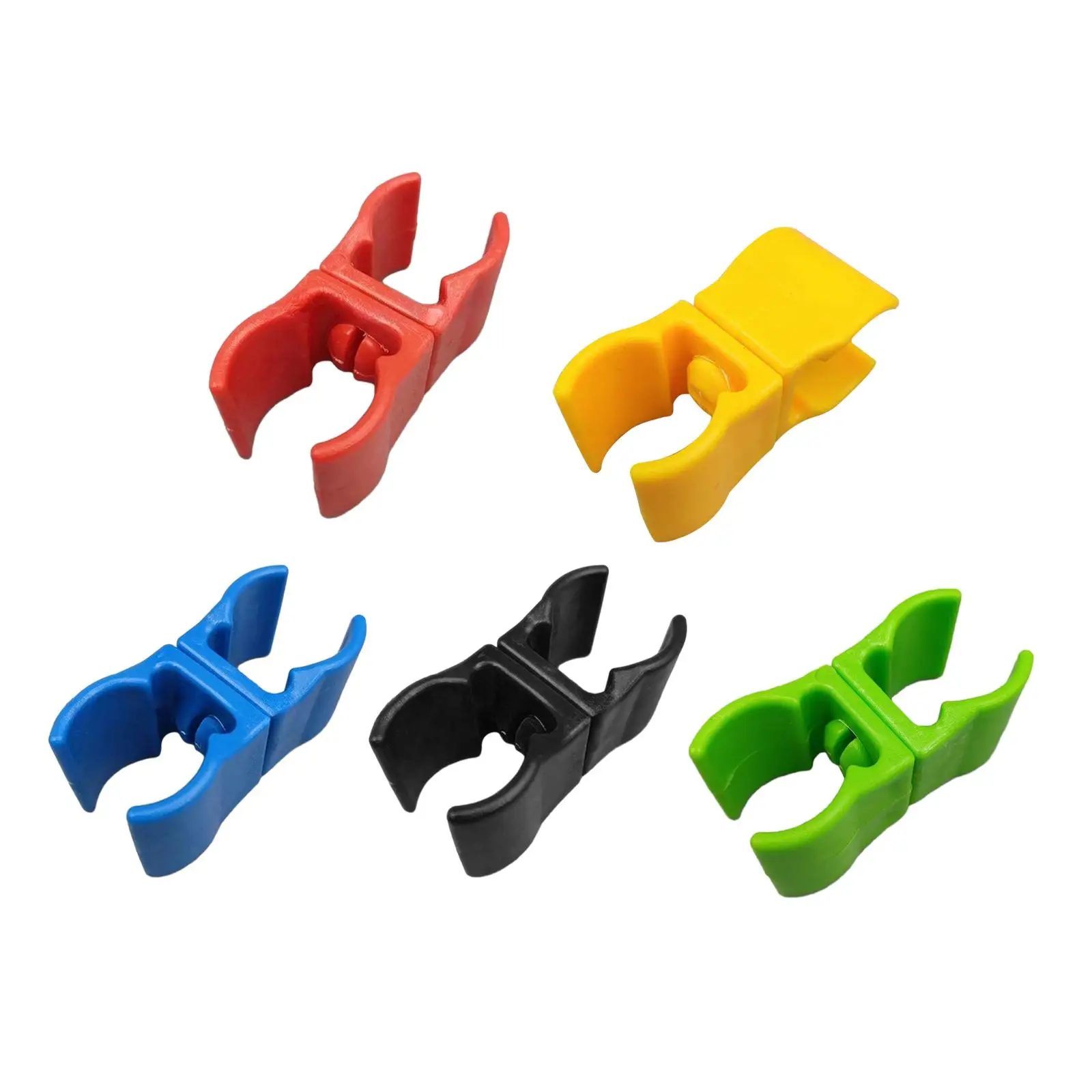 

10x Football Training Flag Pole Clip Scooter Flag Connector Equipment Marker Obstacles for Volleyball, Soccer Training