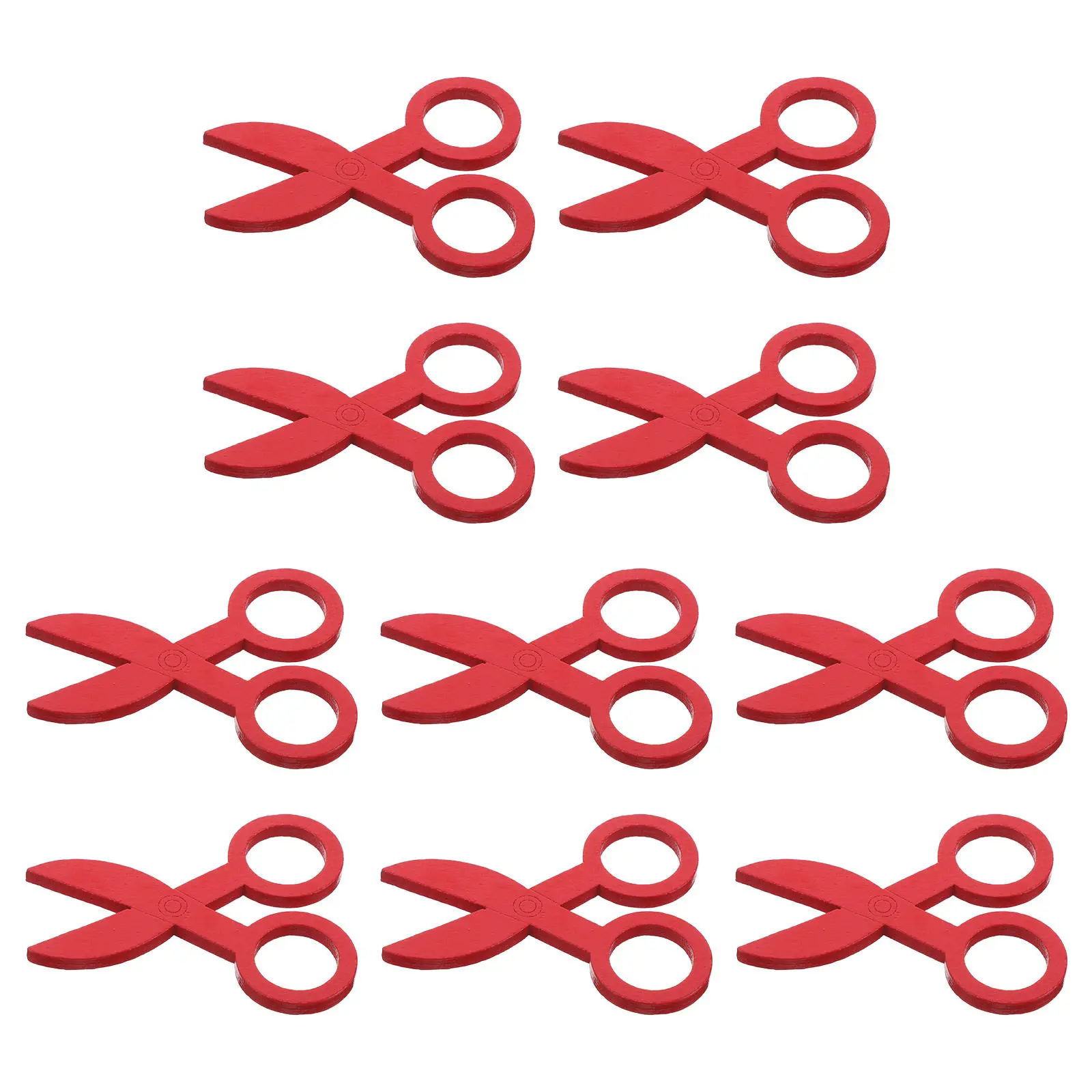 10Pcs Kids Learning Scissors Wooden Self-Opening Child Safety Scissors for Imaginative Play Preschool Learning Activities
