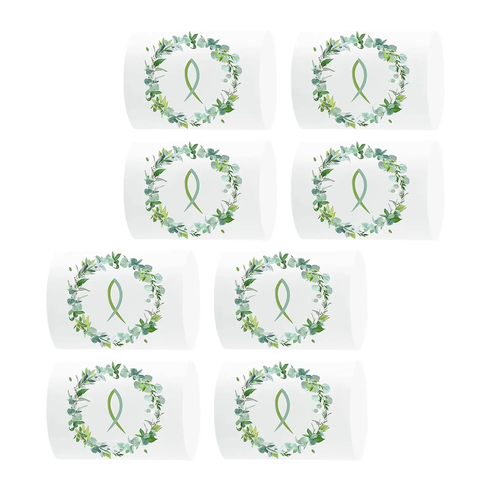 8Pcs Votive Wraps, Decorative Wraps Cupcake Wrappers Table Centerpieces, Tea