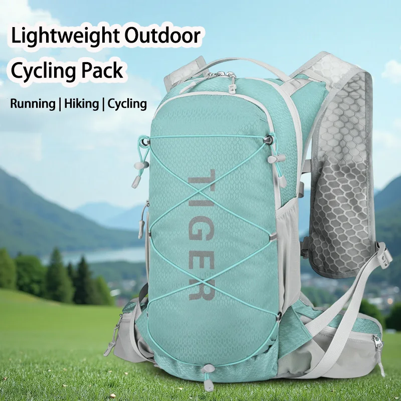 حقيبة ظهر أنيقة وخفيفة الوزن للجنسين ذات سعة كبيرة للمشي لمسافات طويلة في الهواء الطلق، حقيبة ظهر لركوب الدراجات، حقيبة ظهر محايدة متعددة الوظائف للسفر #1