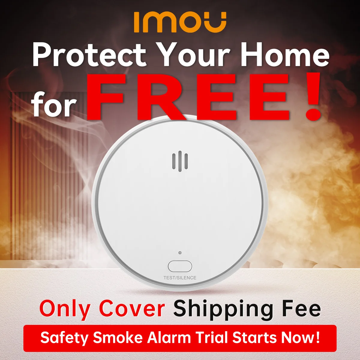 

IMOU Interlinked Smoke Alarm 10-летний срок службы батареи Пожарная сигнализация для дома Шотландии - взаимосвязанный детектор дыма для повышенного безопасности