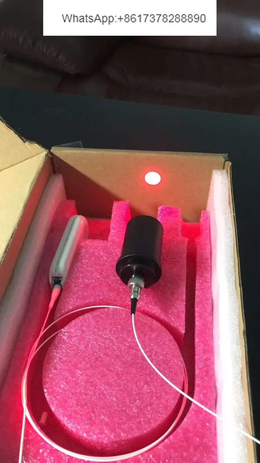 Interface FC SMA905 Interface D80 Expansor de feixe de laser de fibra Ângulo de desvio ajustável