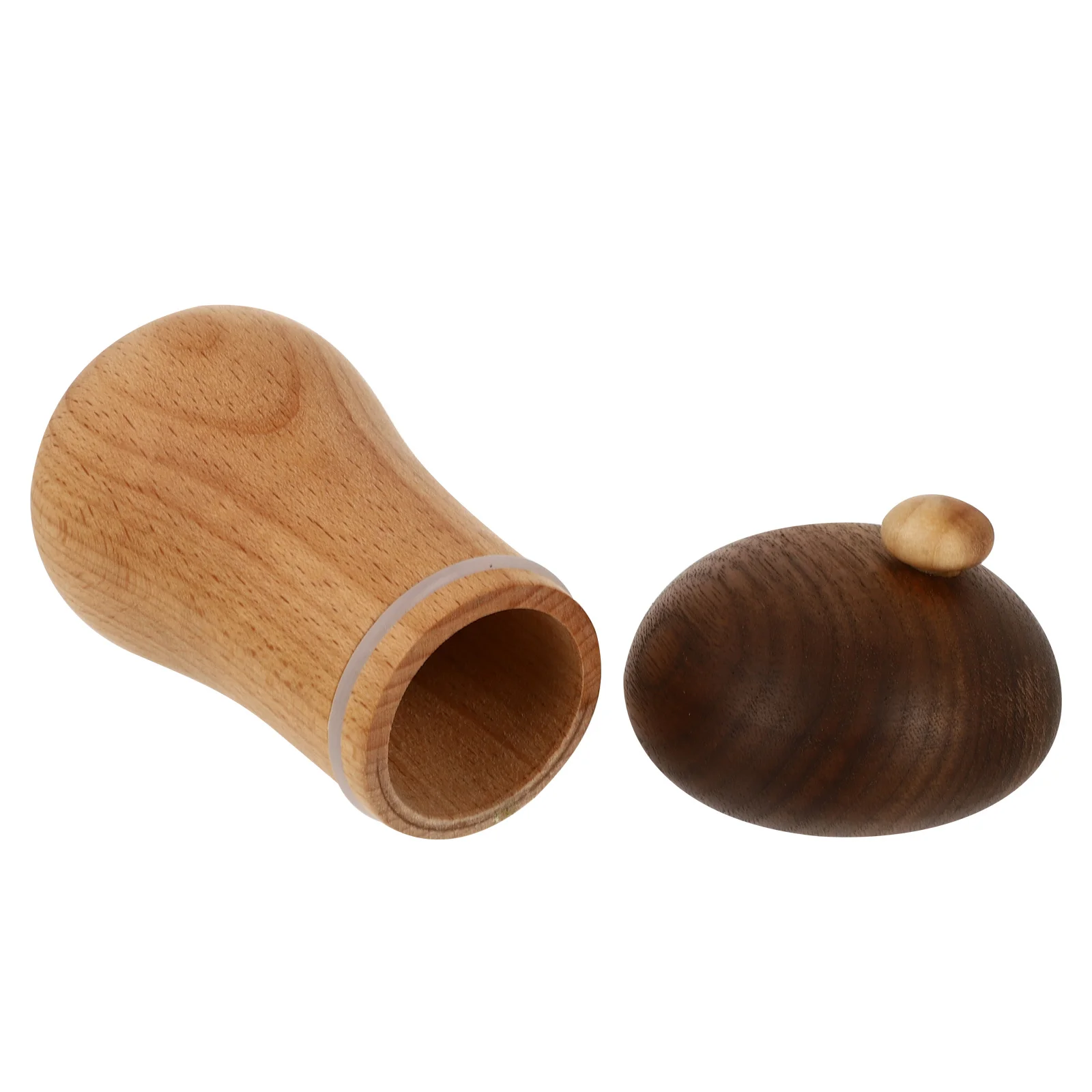 

Wooden Toothpick Holder Small Design Dust-Proof Storage For Home Restaurant Hotel Decor Mushroom Style Tabletop Case
