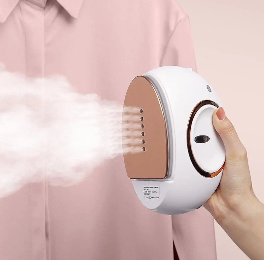 

Portable Steam Iron for Clothes - Dry/Wet Dual Use Electric Garment Steamer for Home & Travel