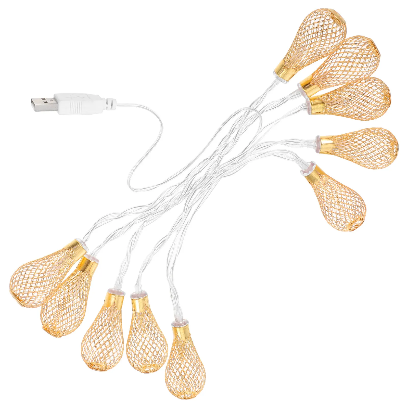 

Moroccan Inspired Water Drop LED String Lights Warm Light Decorative Hanging Lights for Indoor Outdoor Bedroom Living Room Patio