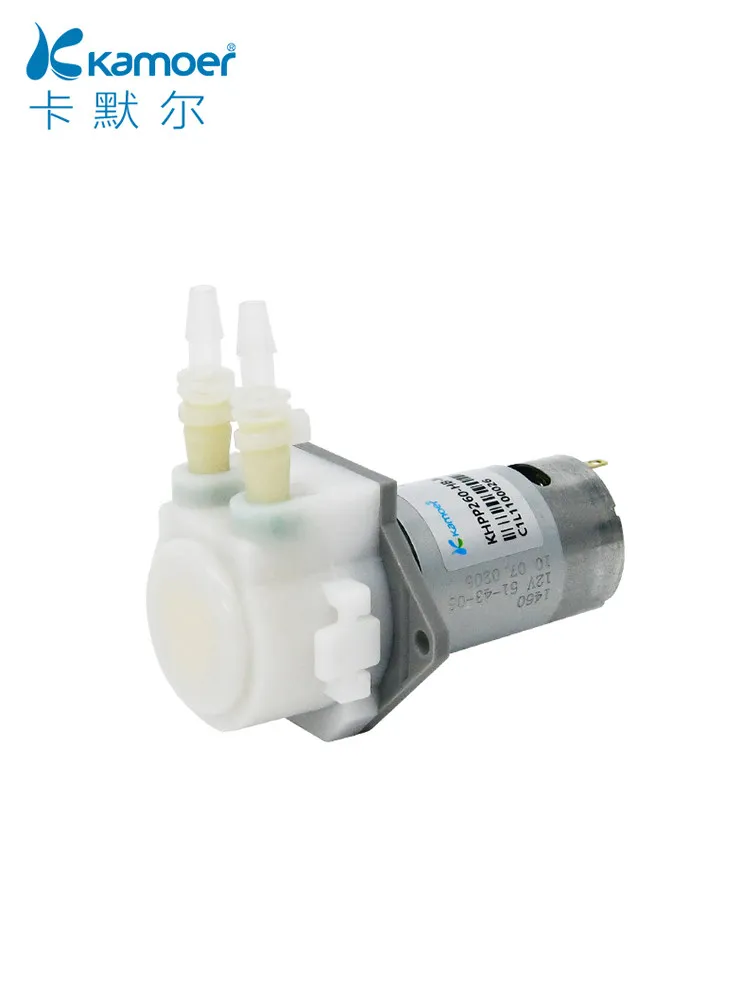 Kamoer 12V Miniature Peristaltic Pump Laboratory Circulation Pump with 24V Adjustable Speed Motor High Flow Rate Suction Pump