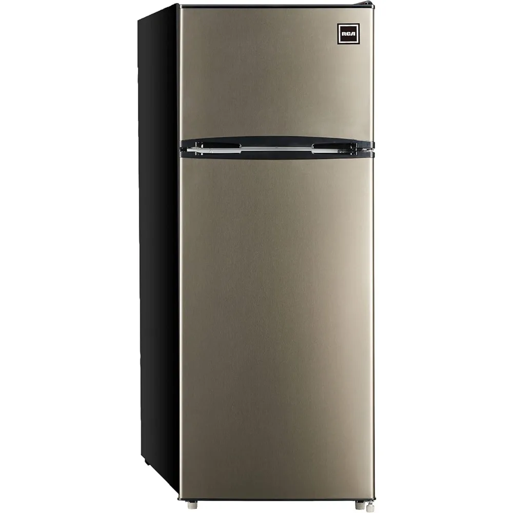 Door Apartment Size Refrigerator with Freezer, Stainless,7.5 cu ft