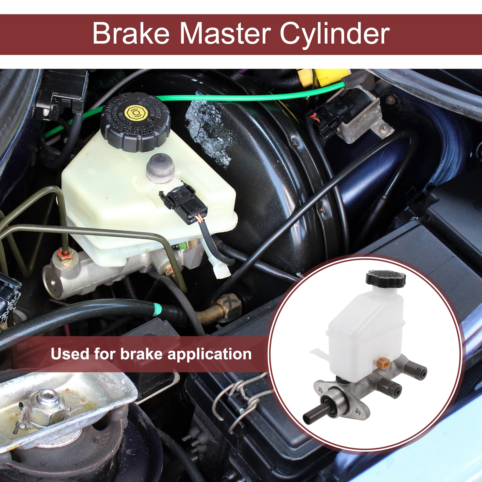 

UXCELL Brake Master Cylinder With Reservoir No.585102H000 for Hyundai Elantra 2006 2007 2008 2009 2010