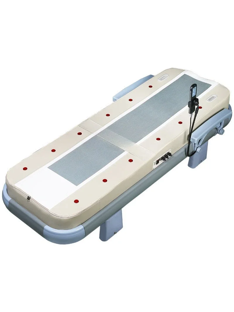 Tepidity Therapy Bed Multifunctional Warm Jade Massage Bed 3D Spinal Carding Whole Body Cervical Spine Lumbar Massage