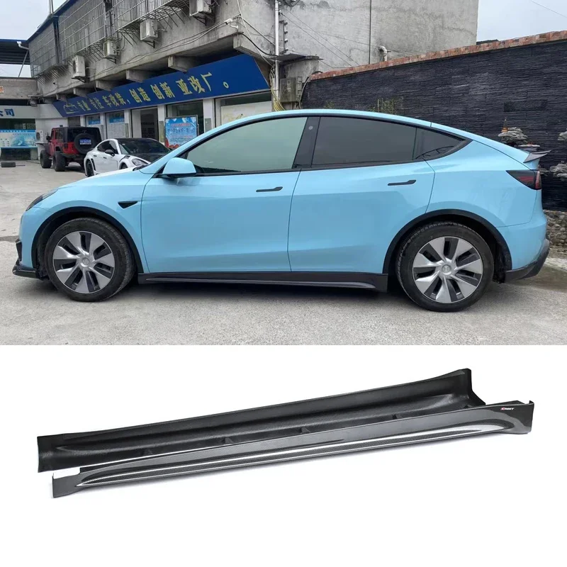 

CM style carbon fiber side skirt Body Kit For MODEL Y