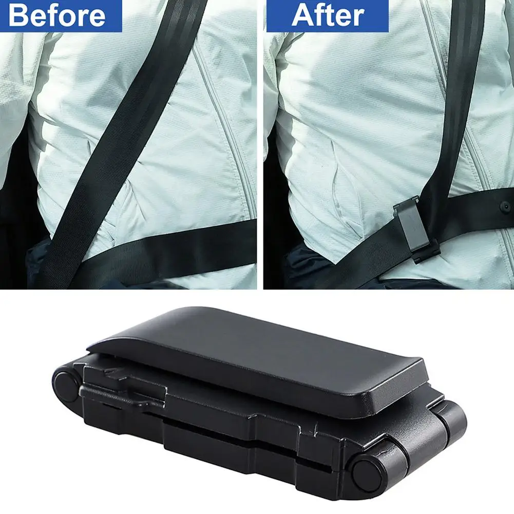 Car Seat Belt Adjuster Clip Seatbelt Stopper Tension Regulator Comfort Strap Clamp Holder For Pregnant Adults view 5