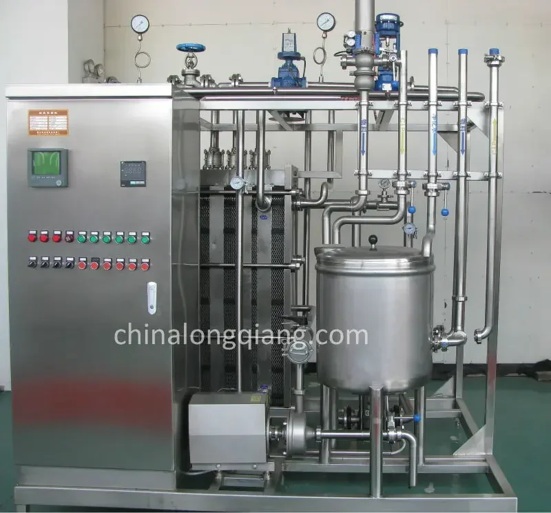 continous Mini Pasteurization Machine Milk Plate Fruit Juice Beer Egg Pasteurizer