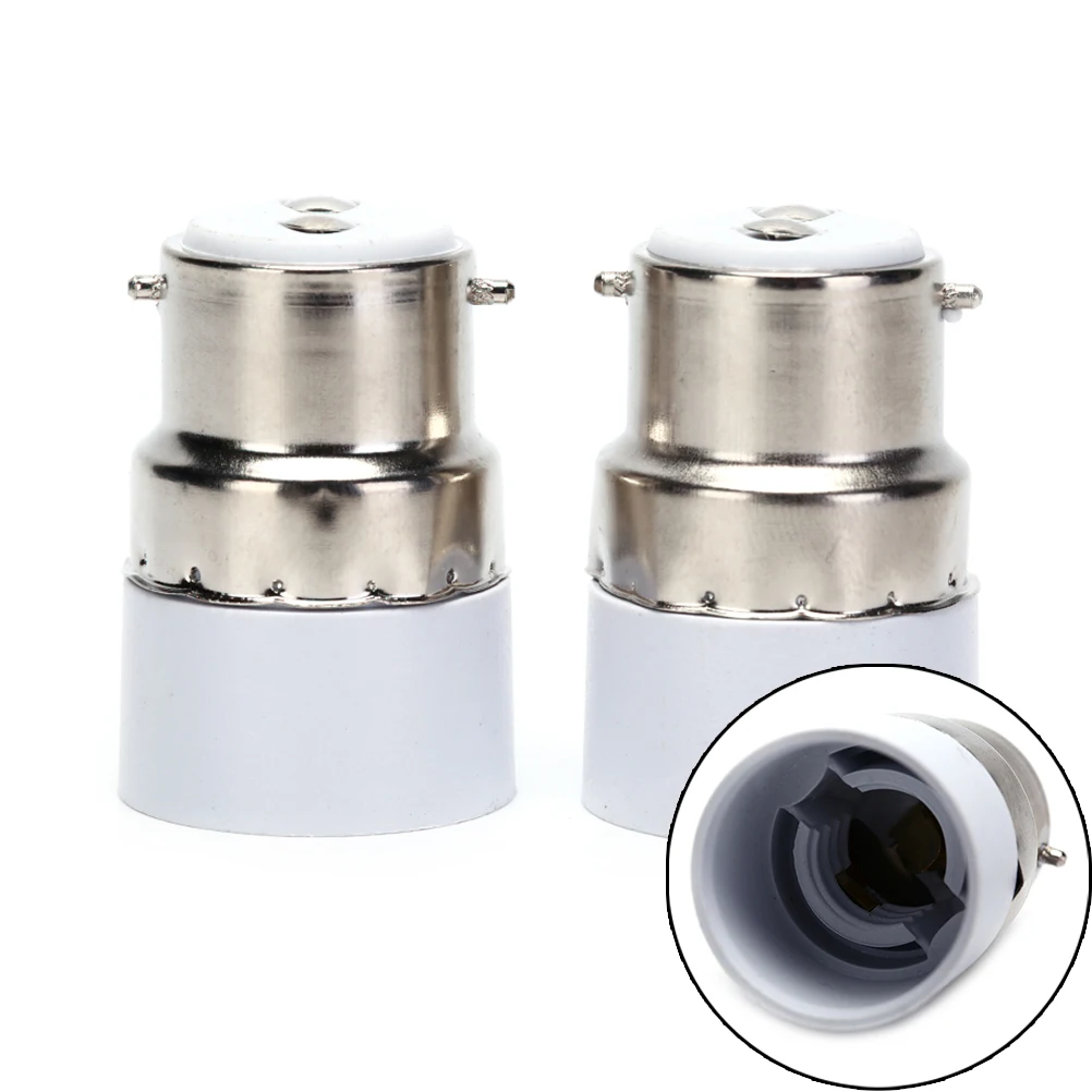 Light&Lighitng B22 to E14 Screw LED Light Bulb Socket Adapter Lamp Base Holder Converter