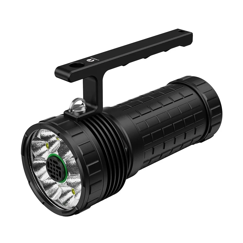 Lumintop Mach 46950 Rechargeable Flashlight TYPE-C 26000LM 520M Powerful Outdoor Searching Light with Battery for Self Defense