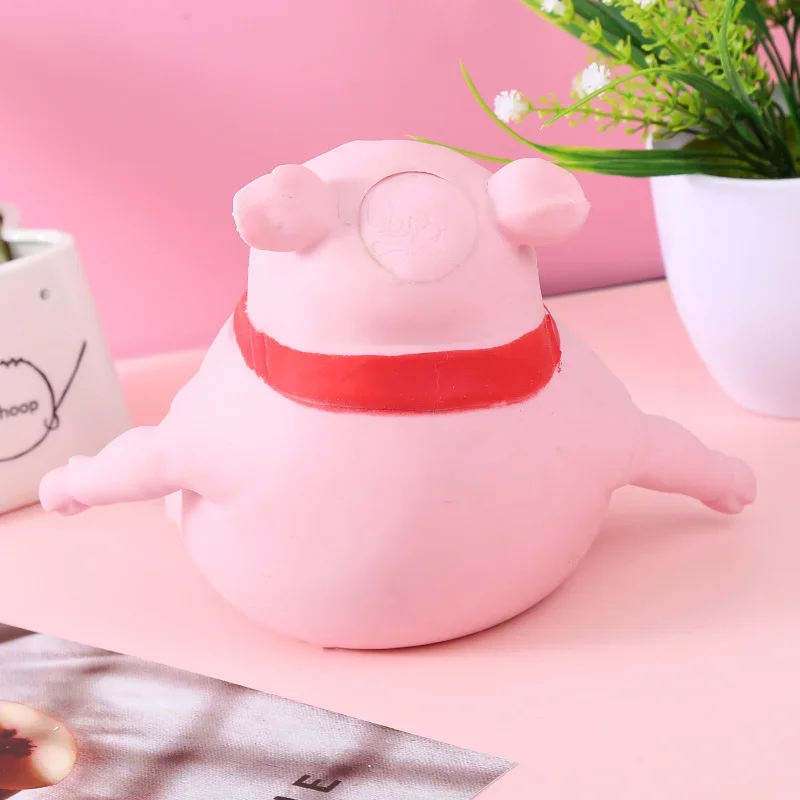 Cute Squeeze Pig Toy Stress Relief Kawaii Decompression Soft Sensory Slow Rebound Pink Animals Vent Toys for Girl Boy Decor