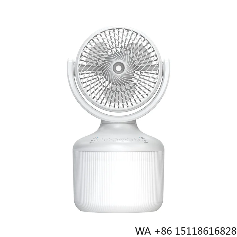 3 in 1 Mist Spray Fan Portable USB Rechargeable Air Cooler Fan with LED Light Humidifier for Outdoor House Travel
