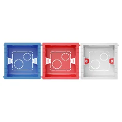 Depoguye Model 86 square recessed inner mounted plasterboard junction box Wall switch socket bottom box is suitable for EU UK