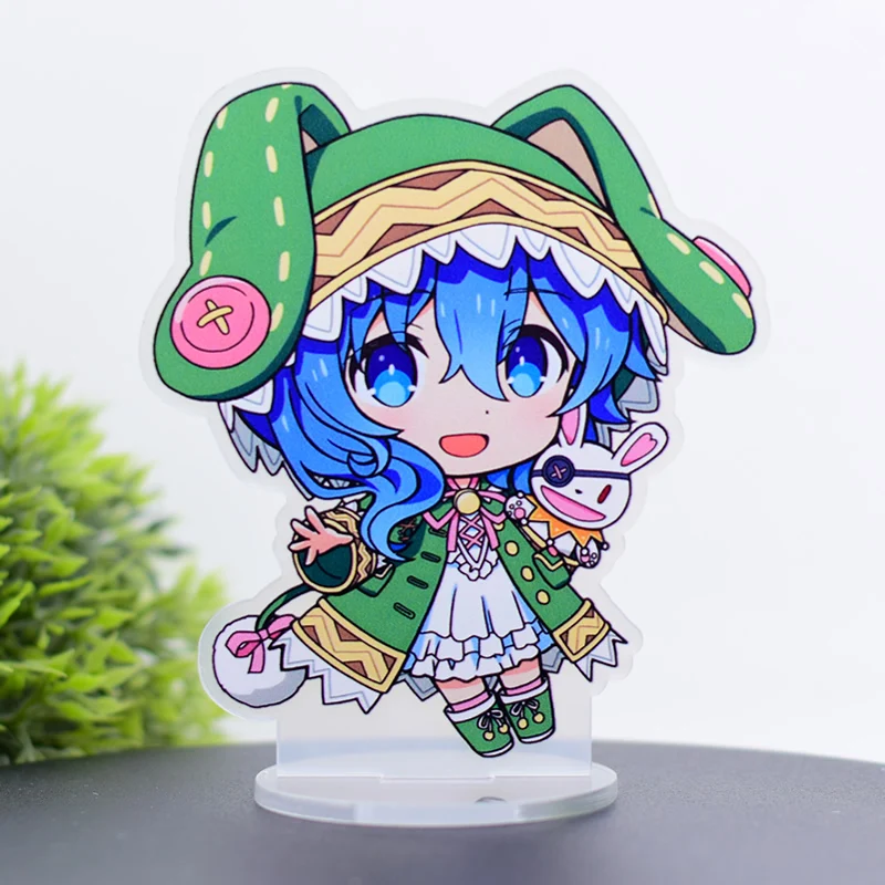 10CM Anime Arcylic Stand Desk Decor Cartoon Figures Keyrings 7 Styles Cartoon Accessories