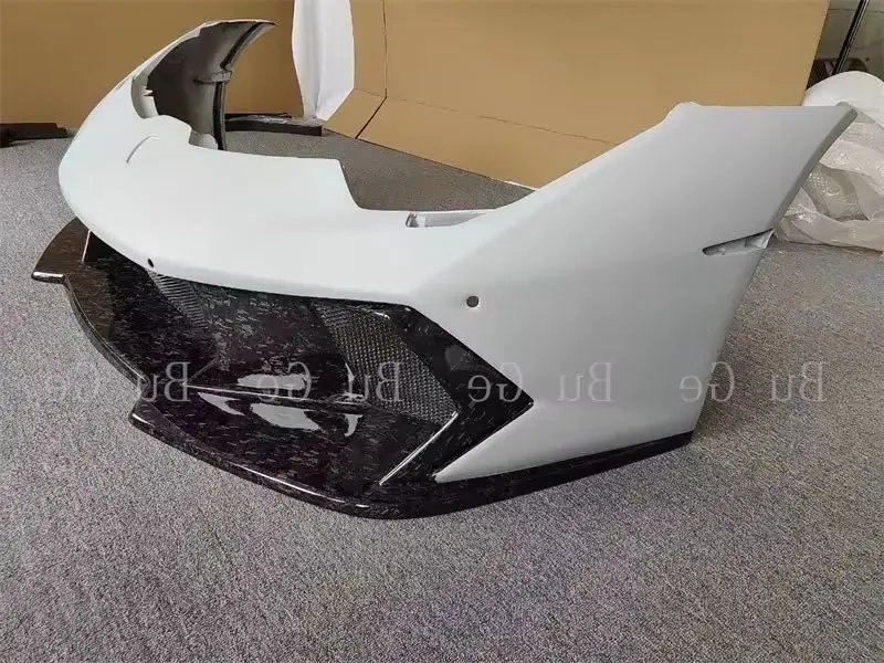 

New V-Style Semi Forged Carbon Fiber Front Bumper Body Kit Used for Lamborghini Huracan LP610 LP580 Modification Upgrading