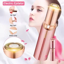 Depiladora Facial eléctrica para mujeres, recortadora de cejas, indolora, removedor de vello Facial Bikin, afeitadora, maquinilla de afeitar, herramienta depiladora