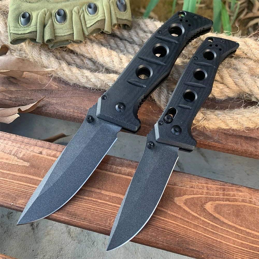 Large BM 275 Adamas Folding Knife G10 Handle Professional Hunting Survival knife EDC Outdoor Knives Hand tools