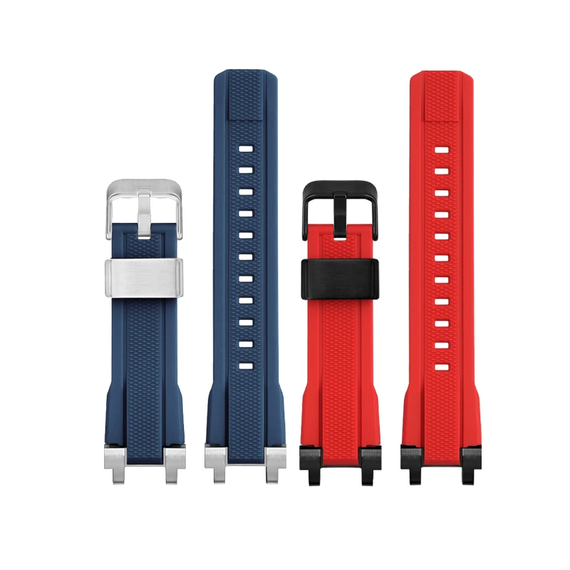 تعديل سيليكون المطاط حزام الساعات ل كاسيو G-SHOCK 5544 MTG-B1000 MTG-G1000 دائم الفولاذ المقاوم للصدأ حزام ساعة اليد سوار