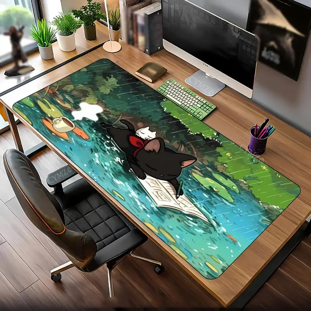 

Kawaii кошачий узор дизайн коврик для мыши настольный коврик игровые коврики резиновые противоскользящие прочные настольные аксессуары клавиатура настольные коврики коврик