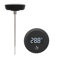 Wireless digital kitchen probe for barbecue, electronic kitchen probe, water, milk, meat, coffee