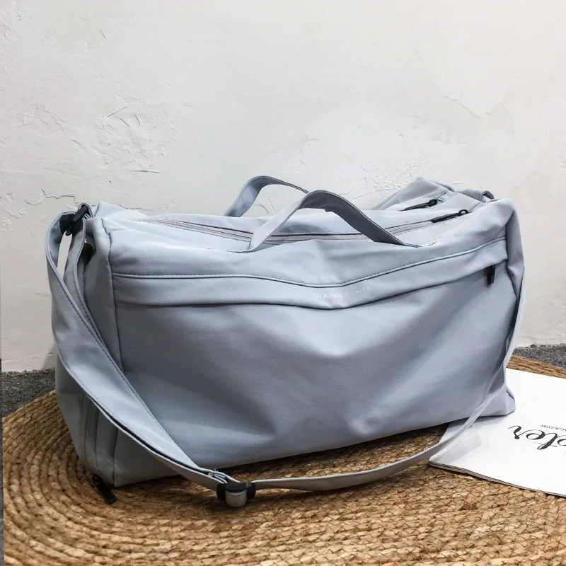 large-capacity-fitness-bag-women's-casual-travel-handbag-sports-yoga-bag-separate-wet-and-dry-shoes-training-bag