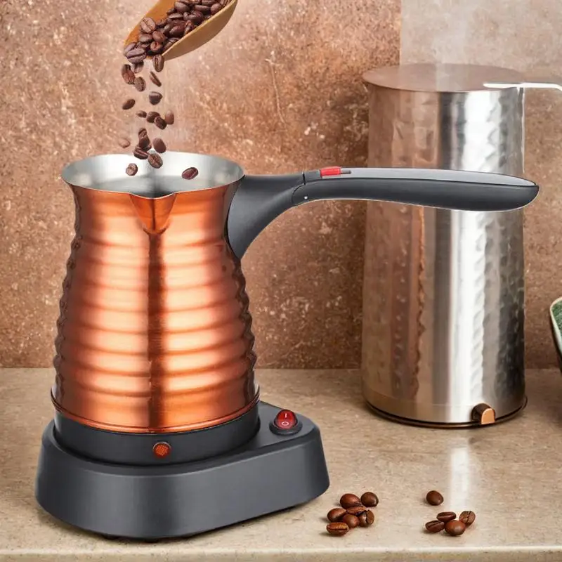 

Turkish coffee pot 500ml large capacity electric coffee pot multifunctional fast percolation coffee pot for home use