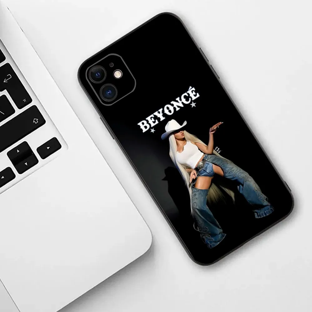 B-Beyonce Cowboy Carter  Phone Case For iPhone 15,14,13,12,11,Plus,Pro Max,XS,X,XR,SE,Mini,8,7 Soft Silicone Cover