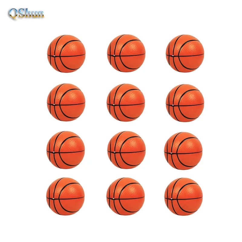 12pcs Children Soft Football Basketball Baseball Tennis Toys Foam Rubber squeeze Balls Anti Stress Toy Balls Soccer 6.3cm