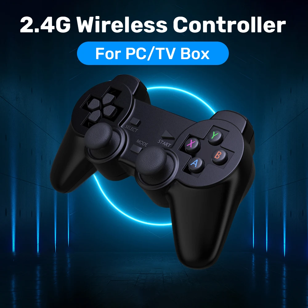 

Wireless Controller ForPC/Laptop/TV BOX/Video Game Console 2.4G Gamepad With 360° Joystick For Game Hard Drive