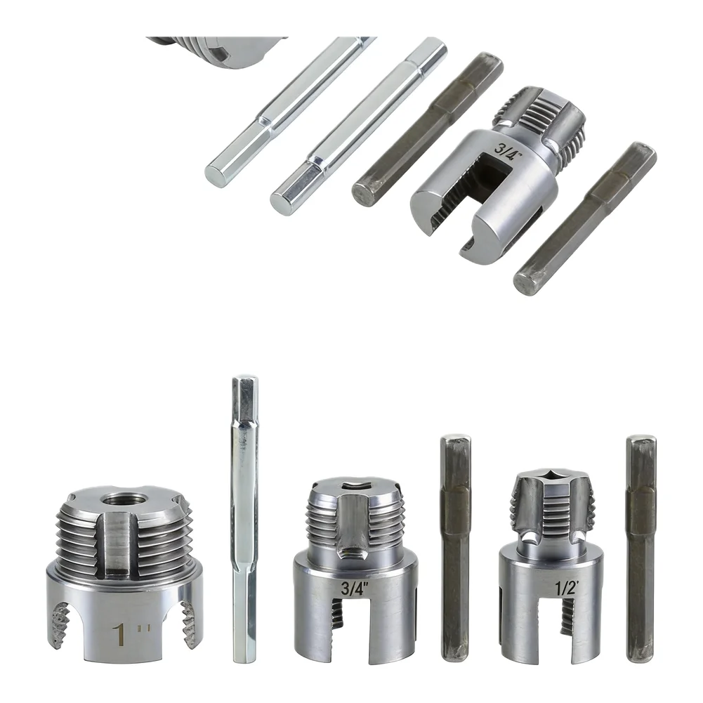 202530mm Water Pipe Threader with Integrated Die for Internal and External Thread Cutting Providing Efficient Plumbing Solutions