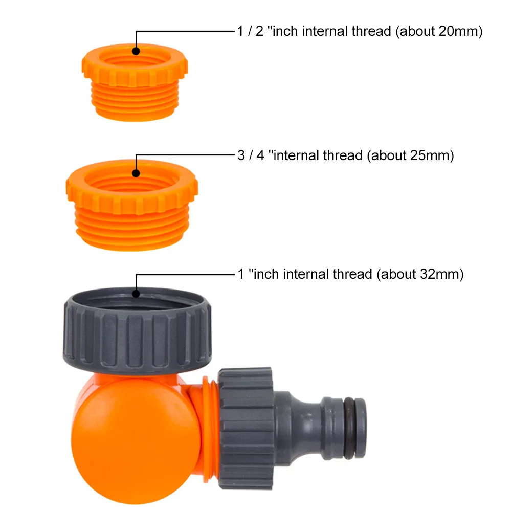 Złącze węża ogrodowego Adapter kranu do Cal 1/2 wózek ze zwijarką węża plastikowe szybkie połączenie z blokadą do nawadniania