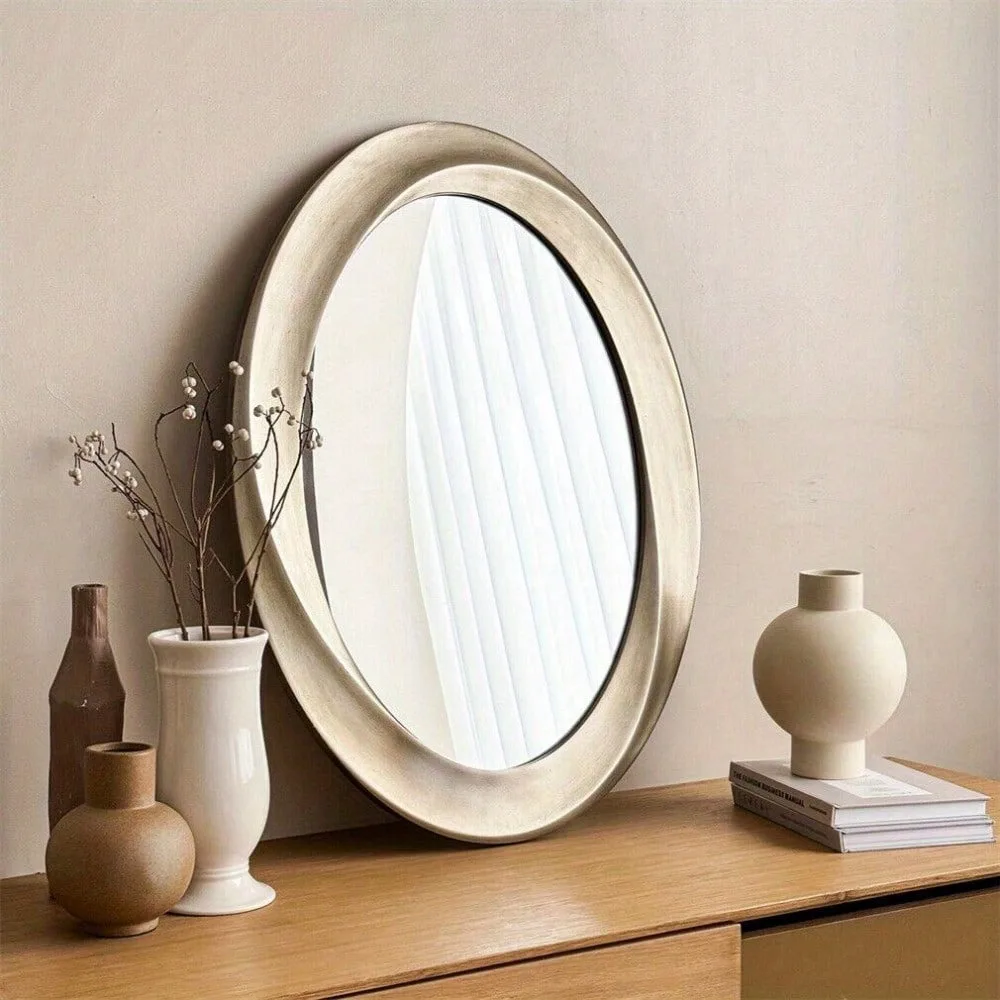 

Antique Baroque Decorative Accent Mirror Beveled Edge Wall Mirror Entryway Decor