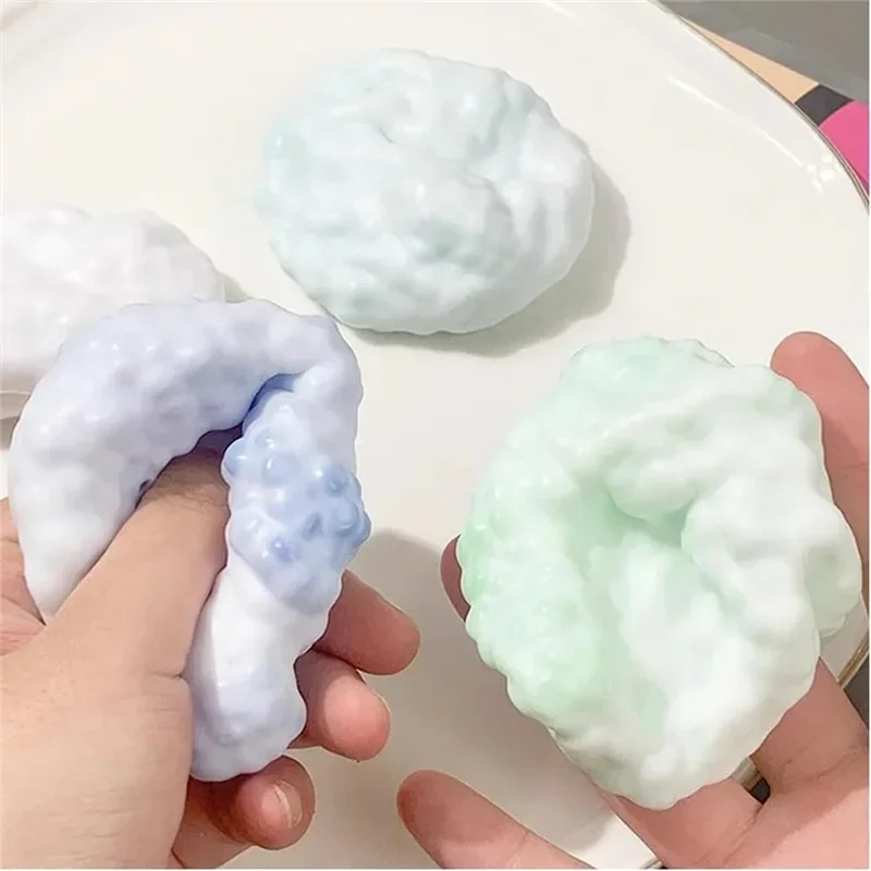 Plastic Soft Slow Sound Flowing Ice Light Beige Jelly Toy Ball | Sensory Fingertip Toy,Suitable for Playing Games and Activities view 6