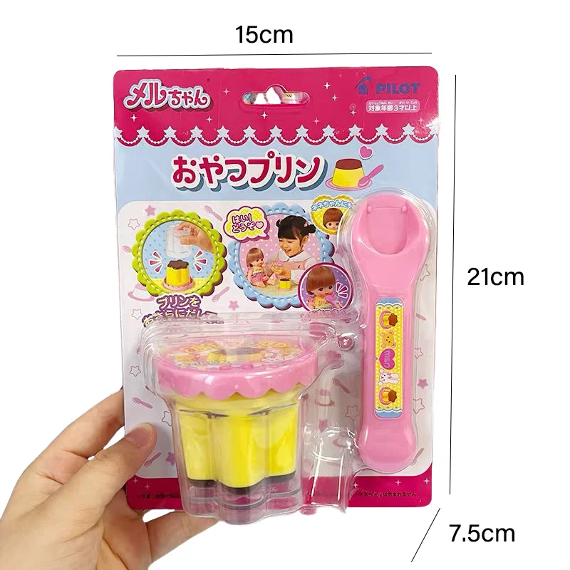 餌を与えるプリン 餌を与えるおもちゃ かわいいピンクゼリー イチゴプリンセット デスクトップオーナメントモデル デスクインテリア 子供用 面白いギフト