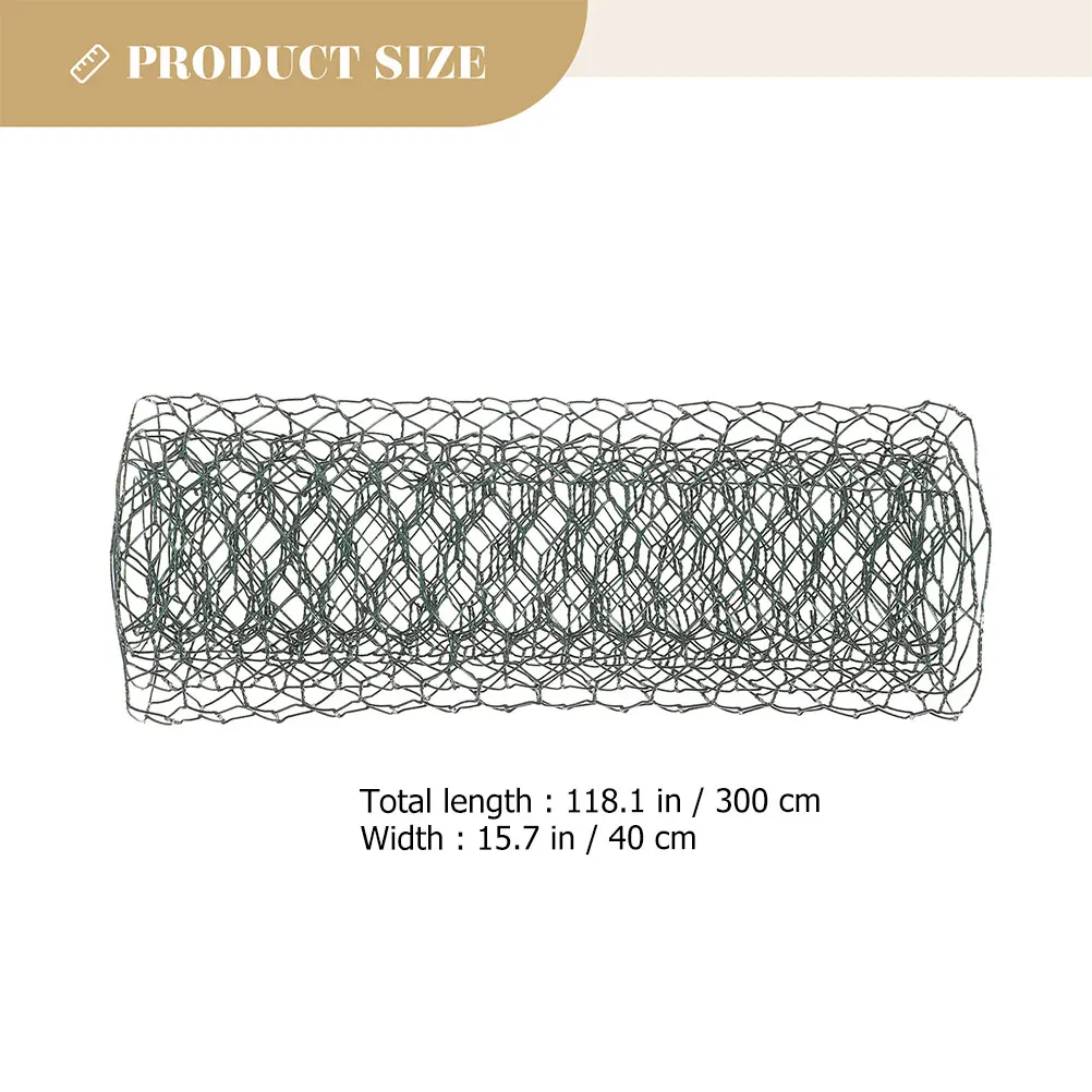 1 لفة الحديد الأزهار سلك الدجاج 36X100 بوصة شبكة لترتيب الزهور Diy بها بنفسك باقة الحرفية صنع حديقة المبارزة ديكور المعاوضة #3