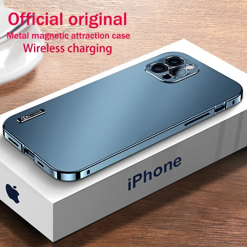 

2024 металлический чехол из алюминиевого сплава для iPhone 15 14 13 12 Pro Max защитный чехол для объектива камеры iphone оригинальный цветной чехол для телефона