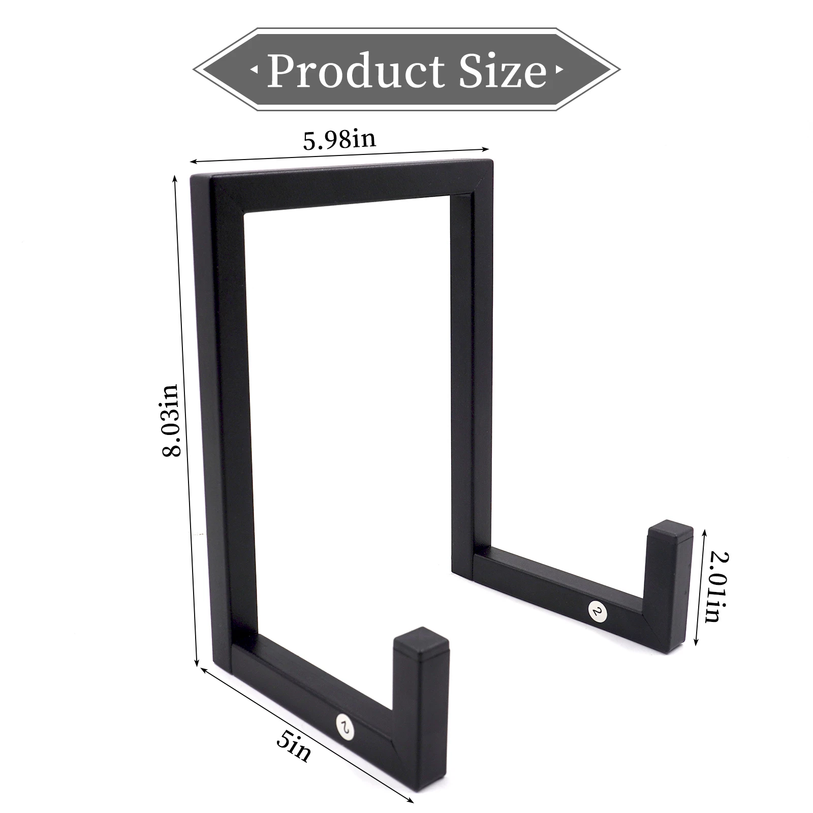 Vinyl Record Desktop Display Storgae Rack Black Metal Record Organizer for Home Office Storage Shelf Vinyl LP Holder